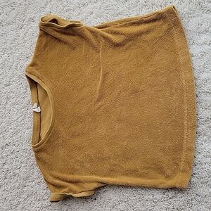 Quincy mae Terry cloth boxy tee 2/3 yr